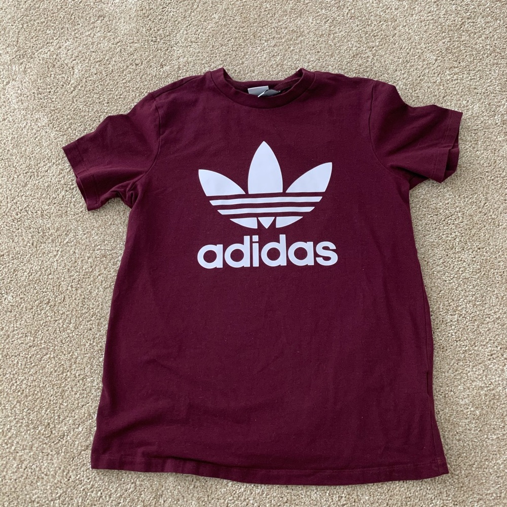 Maroon Adidas T-shirt